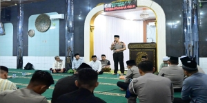 Subuh Keliling di Masjid Nurul Huda, Kapolda Jambi Ajak Masyarakat Bersama Jaga Kamtibmas