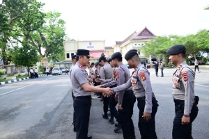 Apel Pagi Personel Polda Jambi, Kapolda Tekankan Kesehatan dan Pelayanan Usai Idul Fitri 1447 H