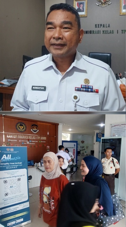 Pembuatan Paspor Melonjak Liburan Nataru Keluar Negeri Melalui Kantor Imigrasi Kelas 1 TPI Jambi