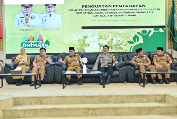 Pemkot Jambi  Libatkan Seluruh RT dan Aparat Wilayah Guna Laksanakan Program Kampung Bahagia 2026