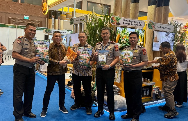 Polda Jambi Perkenalkan Benih SAS Siginjai Andalan Sejahtera di Agrinex Expo 2026, Dukung Kemandirian Petani