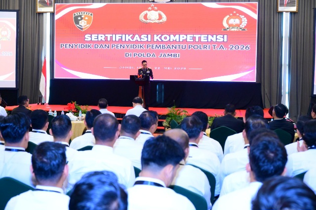 Kapolda Jambi Buka Asesmen Uji Kompetensi Penyidik dan Penyidik Pembantu Polri TA 2026