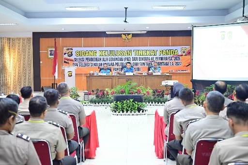 Kapolda Jambi Pimpin Sidang Kelulusan PAG 2026 dan SBP 2027, Tekankan Seleksi yang Profesional dan Berintegritas