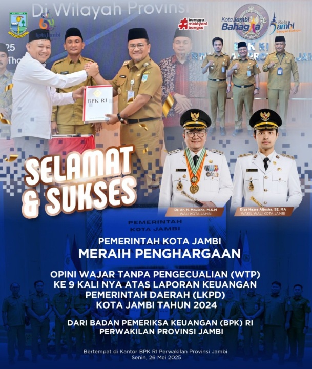 HUT Kota Dapat Hadiah WTP Kesembilan Kalinya